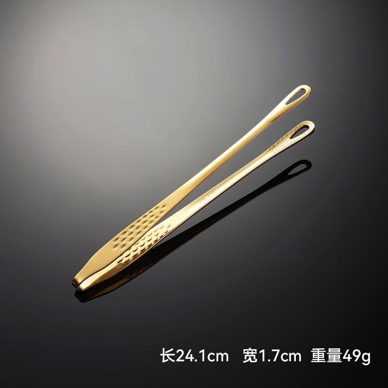 Wholesale Stainless Steel Roast Bread Tongs Kitchenware